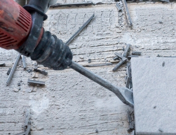 烟台老旧瓷砖拆除常用到的几种工具